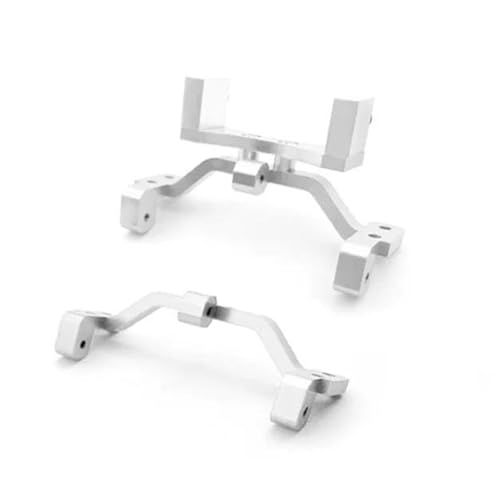GTFRUQAS RC Ersatzteile Für MN D90 D91 Für MN99S MN96 MN99 MN45 MN40 Metall Zugstangenhalterung Sitz Und Servo Halterung RC Auto Upgrade Teile Refit Auto Zubehör(Silver) von GTFRUQAS