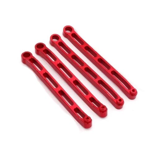 GTFRUQAS RC Ersatzteile Für MN Für MN82 1/12 Upgrade Metall Chassis Befestigungsstange Aufhängung Gestänge RC Auto Ersatzteile Ersatz Modifikation RC Auto Zubehör(Red) von GTFRUQAS