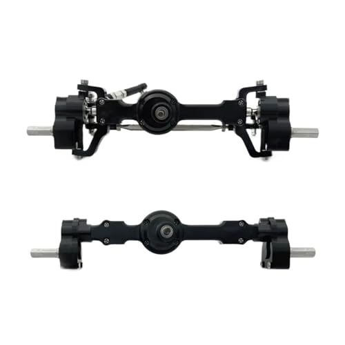 RC Ersatzteile Für MN Für MN99S Für MN98 D90 D91 D99 D99S MN90 1/12 1 Paar Vollmetall-Türbrücken Vorne Und Hinten RC-Autoteile(Black) von GTFRUQAS