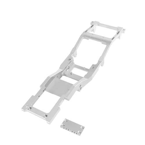 RC Ersatzteile Für MN82 Für MN 1/12 Fernbedienung Auto RC Auto Upgrade Metall Rahmen Strahl Zubehör Teile Fernbedienung Auto Upgrade Teile(Silver) von GTFRUQAS