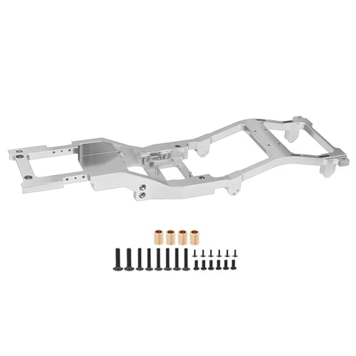RC Ersatzteile Für MN82 LC79 Für MN82 Pro MN82S 1/12 Metallauto Für Chassisrahmenkarosserie RC-Auto Integrierte Rahmenänderung Aluminium-Upgradeteile(Silver) von GTFRUQAS