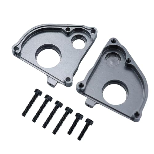 GTFRUQAS RC Ersatzteile Für SCX24 Für Gladiator Für Bronco C10 Für JLU Für Deadbolt 1/24 1-teiliges Metall-Zwischengetriebegehäuse Upgrade-Gehäuse RC-Autozubehör(Gray) von GTFRUQAS