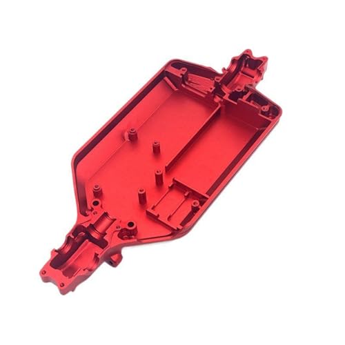 RC Ersatzteile Für SCY 16101 16102 16103 16201 16104 16106 Für JJRC C8805 Q130A Q130B Q141 1/16 Metall Körper Chassis Modifikation RC Auto Upgrade Teile(Red) von GTFRUQAS