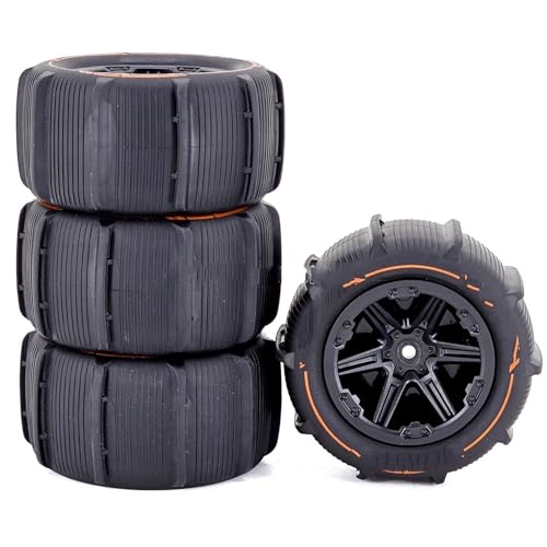 GTFRUQAS RC Ersatzteile Für SCY 16101 16104 Pro Für SG116 Pro Für MJX Für Hyper Go 16208 16209 16210 H16BM 14210 H14BM High Speed ​​RC Auto Paddel Rad RC Auto Teile 85x43-54 von GTFRUQAS