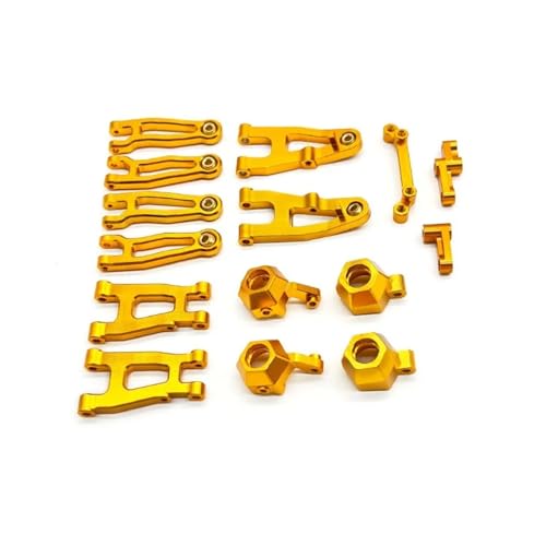 RC Ersatzteile Für SG1603 Für SG1604 Für SG1605 SG1606 Für UDIRC UD1601 UD1602 UD1603 UD1604 UD1607 UD1608 1/16 RC Auto Metall Vorne Und Hinten Für Schaukel Arm Lenkung Cup Set(Yellow) von GTFRUQAS
