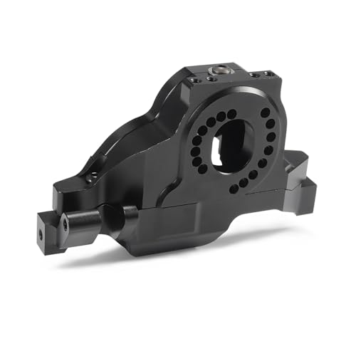 GTFRUQAS RC Ersatzteile Für TRX4 Für Defender Für Bronco Sport Für TRX6 G63 8290 1/10 Metall Motor Halterung Basis Halter Dekoration Zubehör RC Crawler Auto Upgrade Teile(Black,Set 1) von GTFRUQAS