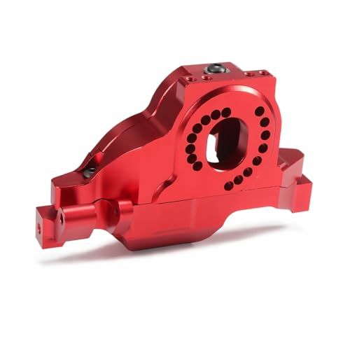 GTFRUQAS RC Ersatzteile Für TRX4 Für Defender Für Bronco Sport Für TRX6 G63 8290 1/10 Metall Motor Halterung Basis Halter Dekoration Zubehör RC Crawler Auto Upgrade Teile(Red,Set 1) von GTFRUQAS