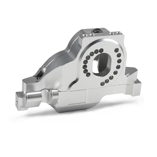 GTFRUQAS RC Ersatzteile Für TRX4 Für Defender Für Bronco Sport Für TRX6 G63 8290 1/10 Metall Motor Halterung Basis Halter Dekoration Zubehör RC Crawler Auto Upgrade Teile(Silver,Set 1) von GTFRUQAS