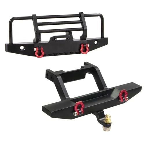 GTFRUQAS RC Ersatzteile Für TRX4M Für Defender 1/18 Metall Vorderen Und Hinteren Stoßfänger Mit Tow Haken RC Crawler Auto Upgrade DIY Teile Geändert Zubehör GTFRUQAS RC Ersatzteile Für TRX4M Für Defender 1/18 Metall Vorderen Und Hinteren Stoßfänger Mit Tow Haken RC Crawler Auto Upgrade DIY Teile Geändert Zubehör von GTFRUQAS