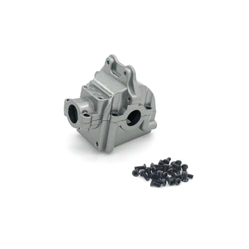 GTFRUQAS RC Ersatzteile Für WLtoys 144001 144010 144002 124019 124018 RC Auto Metall Vorne Hinten Wave Box Shell 144001-1254 Upgrade Ersatzteile(Gray) von GTFRUQAS