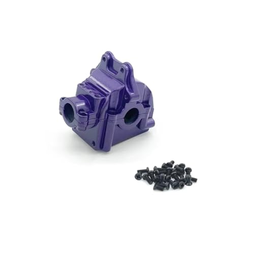 GTFRUQAS RC Ersatzteile Für WLtoys 144001 144010 144002 124019 124018 RC Auto Metall Vorne Hinten Wave Box Shell 144001-1254 Upgrade Ersatzteile(Purple) von GTFRUQAS