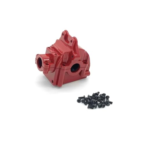 GTFRUQAS RC Ersatzteile Für WLtoys 144001 144010 144002 124019 124018 RC Auto Metall Vorne Hinten Wave Box Shell 144001-1254 Upgrade Ersatzteile(Red) von GTFRUQAS