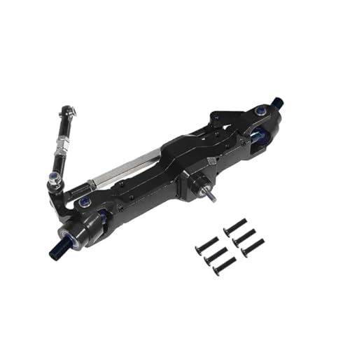 GTFRUQAS RC Ersatzteile Für WPL B14 B24 C14 C24 B16 B36 Für JJRC Für Feiyu Q60 Q61 Q62 Q63 Q64 D826 D827 D831 D832 D833 1/16 Vorderachse Montage RC Auto Upgrade Modifizierte Teile(Black) von GTFRUQAS