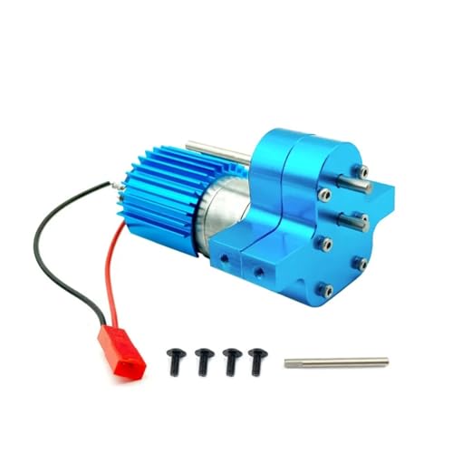 GTFRUQAS RC Ersatzteile Für WPL C14 C24 B24 B36 Für MN D90 D99 Für MN99S RC Auto Metall 370 Motor Getriebe Getriebe Box Upgrades Teile Zubehör(Blue) von GTFRUQAS