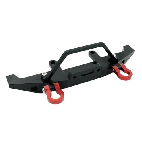 GTFRUQAS RC Ersatzteile Für WPL C14 C24 C24-1 1/16 Metall Frontschürze Mit Tow Haken RC Auto Upgrades Teile Geändert Zubehör Ersatz DIY Teile(Black) von GTFRUQAS
