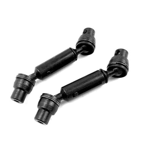 GTFRUQAS RC Ersatzteile Für WPL C14 C24 C34 Für MN D90 D91 D96 D99 D99S MN90 Für MN98 Für MN99S 2 Stücke Metall Antriebswelle Antriebswelle RC Auto Upgrades Teile Zubehör(Black) von GTFRUQAS
