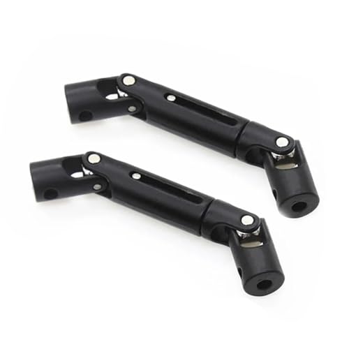 GTFRUQAS RC Ersatzteile Für WPL C24 C34 B14 B36 Für MN D90 Für MN99S Metall Antriebswelle Getriebe Welle RC Auto LKW Upgrade Teile Modifiziertes Zubehör(Black) von GTFRUQAS