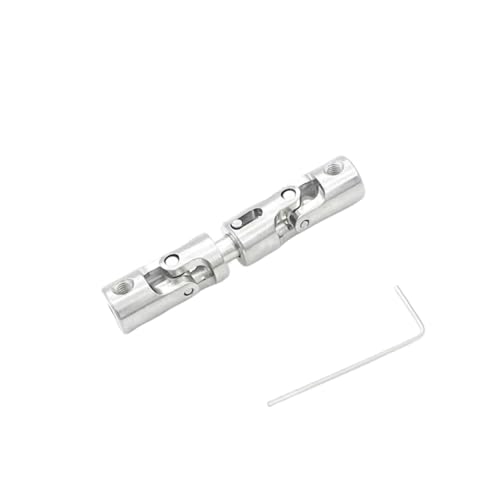 GTFRUQAS RC Ersatzteile Für WPL Für 6WD Für B16 1/16 RC Truck Car Teile Zubehör Ersetzen Upgrade Ersatzteil Metallantrieb Hinterachswellensatz(Silver,B) von GTFRUQAS