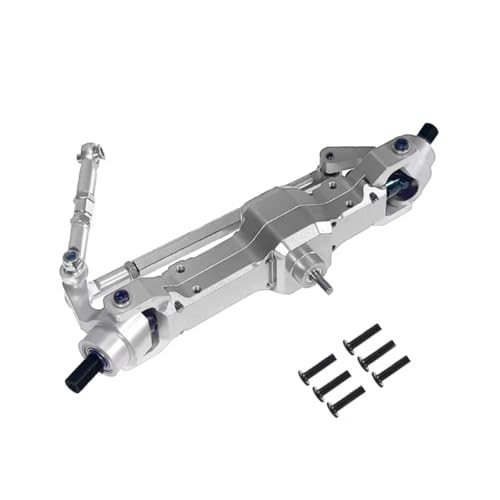 RC Ersatzteile Für WPL Für Feiyu Für JJRC C14 C24 1/16 Fernbedienung Auto Metall Upgrade Modifizierte Teile Vorderachse Montage RC Auto Upgrade Teile(Silver) von GTFRUQAS
