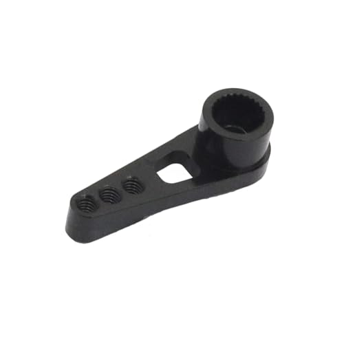 GTFRUQAS RC Ersatzteile Für WPL Für WLtoys Für MN C14 C24 B14 B16 B24 B3 D90 D91 D96 99S 12428 12429 A959 A949 A969 A979 K929 Metall Upgrade 25T Servo Arm(Black) von GTFRUQAS