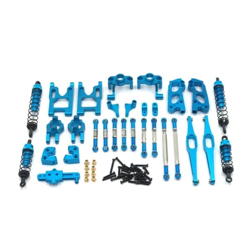 GTFRUQAS RC Ersatzteile Für Wltoys 1/12 12428 ABC 12423 12427 Für FY-01 FY-02 FY-03 Metall Lenkung Tasse Für Schwinge Körper Stange Stoßdämpfer RC Auto Verbesserte Ersatzteile(Blue) von GTFRUQAS