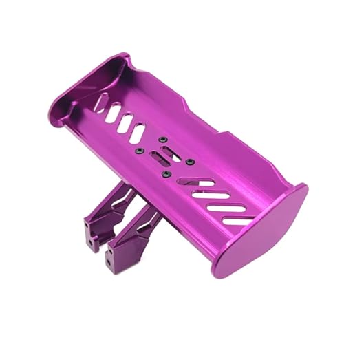 GTFRUQAS RC Ersatzteile Für Wltoys 144001 144010 144016 124007 124008 124017 124019 Rlaarlo 14001R 14001T 14001B RC Auto Metall Heckflügel Upgrade Teile(Purple) von GTFRUQAS