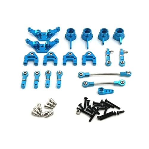 RC Ersatzteile Für Wltoys 284161 284010 284131 K989 K979 K969 P929 P939 1/28 RC Auto Metall Upgrade Teile Kit Lenkung Tasse Upgrade Zubehör Set(Blue) von GTFRUQAS