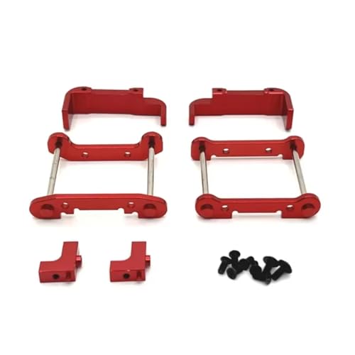 GTFRUQAS RC Ersatzteile Für Wltoys Für 144018 1/14 Metall Karosseriehalterung Post Shell Column RC Auto Upgrade Teile Zubehör Ersatz(Red) von GTFRUQAS