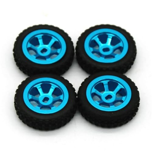 GTFRUQAS RC Ersatzteile Für Wltoys K989 K969 284131 284010 1/28 4WD RC Metall Teile Hub Reifen Für Fernbedienung Autos Dekoration Änderung RC Auto Zubehör(Blue) von GTFRUQAS