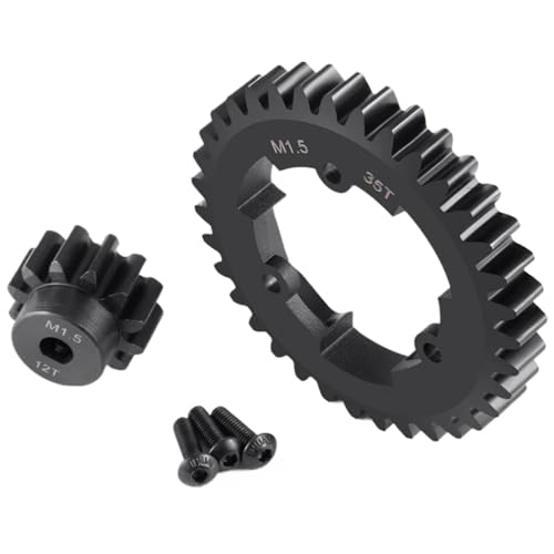 GTFRUQAS RC Ersatzteile Für X-Maxx 6S 77076-4 8S 77086-4 1/5 Stahl M1.5 12T Motorgetriebe 35T Stirnradgetriebe RC Monster Truck Modell Upgrade Teile Zubehör GTFRUQAS RC Ersatzteile Für X-Maxx 6S 77076-4 8S 77086-4 1/5 Stahl M1.5 12T Motorgetriebe 35T Stirnradgetriebe RC Monster Truck Modell Upgrade Teile Zubehör von GTFRUQAS