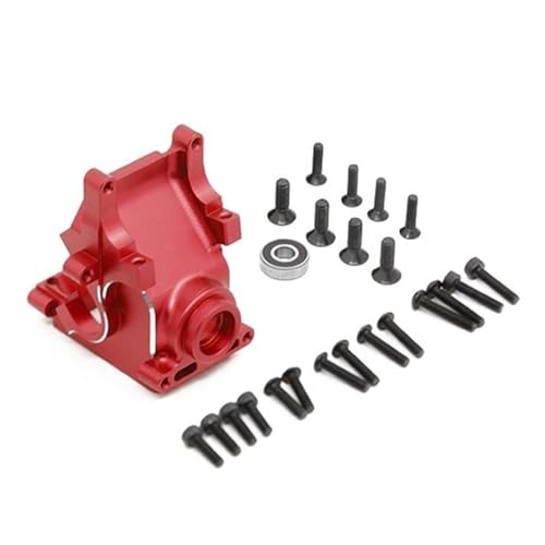 RC Ersatzteile Für Arrma 1/8 6s Für Kraton Für Typhon Für Outcast Für Notorious 1/7 Für Infraction Für Limitless Für Mojave Metall Getriebe Fall Schott Upgrade RC Auto Teile(Red) von GTFRUQAS