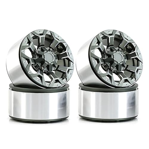 RC Ersatzteile Für Axial Für SCX10 Für Wraith RR10 Für Capra Für Traxxas Für TRX4 1/10 4-teiliges RC-Crawler-Auto Metall-Beadlock-Felge 2,6 Zoll Upgrade-Teile RC Ersatzteile Für Axial Für SCX10 Für Wraith RR10 Für Capra Für Traxxas Für TRX4 1/10 4-teiliges RC-Crawler-Auto Metall-Beadlock-Felge 2,6 Zoll Upgrade-Teile von GTFRUQAS