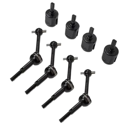 RC Ersatzteile Für Tamiya Für TT01 Für TT02 TT01D TT01E 1/10 Metall Antriebswelle CVD Joint Cup Differential Cup RC Auto Upgrade Teile Zubehör(CVD and Joint Cup) von GTFRUQAS