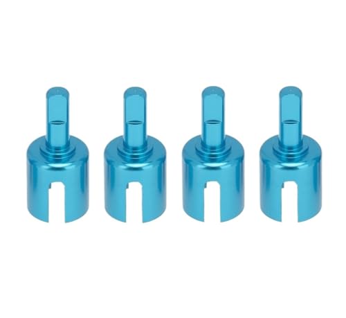 RC Ersatzteile Für Tamiya Für TT01 TT02 TT01D TT01E Für DF-02 M05 M06 1/10 Metall Getriebe Joint Cup Differential Tasse Diff Tasse Änderung RC Auto Upgrade Teile(Blue) von GTFRUQAS
