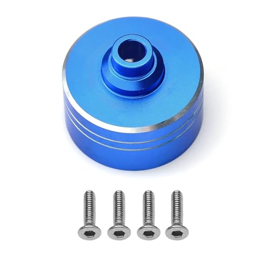 RC Ersatzteile Für Tamiya Für TT02 TT02D XV02 Pro 1/10 RC Auto Metall Differential Fall Diff Gehäuse Upgrade DIY Teile Geändert Zubehör(Blue) von GTFRUQAS