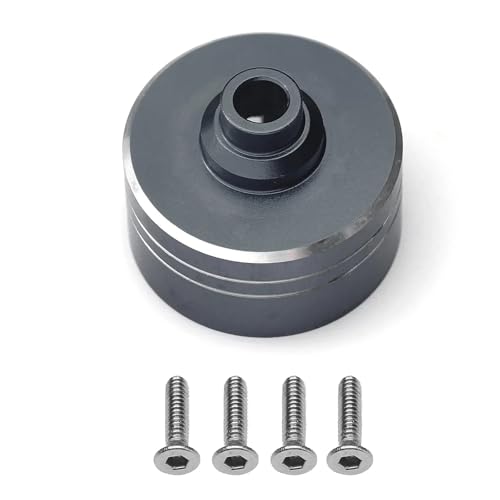 RC Ersatzteile Für Tamiya Für TT02 TT02D XV02 Pro 1/10 RC Auto Metall Differential Fall Diff Gehäuse Upgrade DIY Teile Geändert Zubehör(Grey) von GTFRUQAS