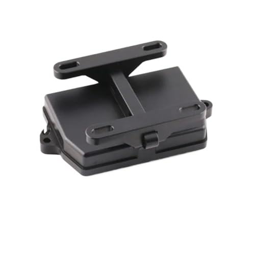 RC Ersatzteile Für Traxxas 1/5 Für X-Maxx 6S 8S 1/6 Für XRT 8S Metall Radio Gerät Empfänger Box Draht Abdeckung 7724 RC Auto Upgrade Teile Zubehör(Black) von GTFRUQAS