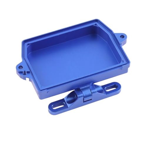 RC Ersatzteile Für Traxxas 1/5 Für X-Maxx 6S 8S 1/6 Für XRT 8S Metall Radio Gerät Empfänger Box Draht Abdeckung 7724 RC Auto Upgrade Teile Zubehör(Blue) von GTFRUQAS