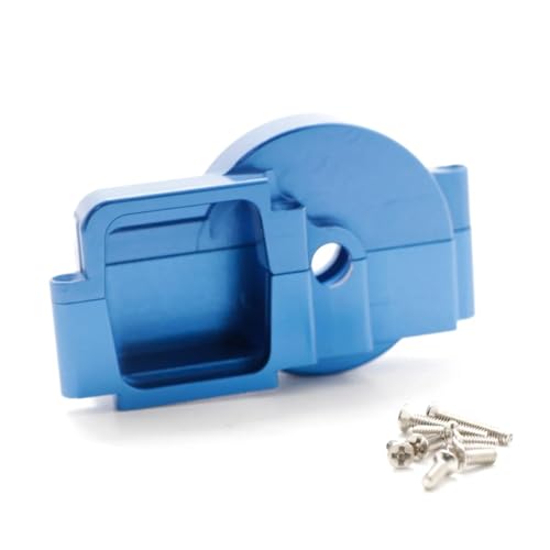 RC Ersatzteile Für Traxxas Für LaTrax Für Teton 1/18 RC Auto Metall Zentrum Getriebe Gehäuse Getriebe Box Upgrade Teile Modifizierte Zubehör DIY Teile(Blue) von GTFRUQAS
