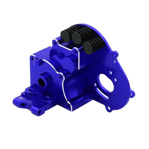 RC Ersatzteile Für Traxxas Für Slash 2WD Für VXL Für Rustler Für Stampede Für Bandit 1/10 Metall Übertragung Getriebe Getriebe Box RC Auto Upgrades Teile(Blue) von GTFRUQAS