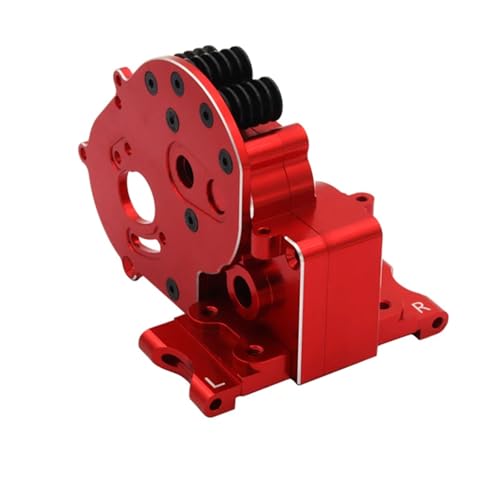 RC Ersatzteile Für Traxxas Für Slash 2WD Für VXL Für Rustler Für Stampede Für Bandit 1/10 Metall Übertragung Getriebe Getriebe Box RC Auto Upgrades Teile(Red) von GTFRUQAS