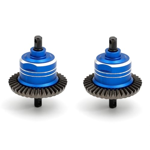RC Ersatzteile Für Traxxas Für Slash 4x4 Für VXL Für Stampede Für Rustler Für Remo HQ727 1/10 RC Auto Metall Differential Stahl Getriebe 5381 6882 5379 Upgrade Teile(Blue,2pcs) von GTFRUQAS