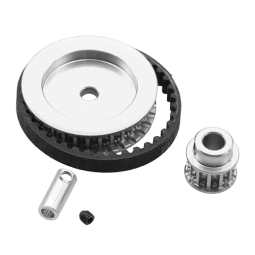 RC Ersatzteile Für Traxxas Für TRX4 Für TRX6 1/10 Gürtel Stick Übertragung Getriebe 12T 30T RC Crawler Auto Upgrade DIY Teile Geändert Zubehör(Silver) von GTFRUQAS