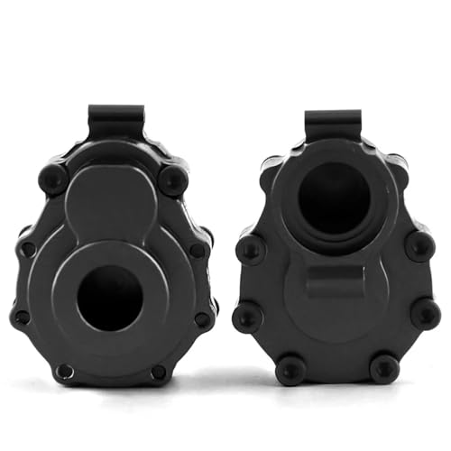 RC Ersatzteile Für Traxxas Für TRX4 Für TRX6 1/10 Metall Hinten Äußere Und Innere Portal Stick Gehäuse 8251 8253 RC Crawler Auto Upgrade Teile Zubehör(Black) von GTFRUQAS