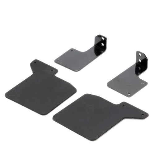RC Ersatzteile Für Traxxas Für TRX4 Für Tamiya D110 1/10 RC Crawler Auto Teile Gummi Vorne Hinten Kotflügel Schmutzfänger Halterung Set Ersatz RC Auto Zubehör(Rear) von GTFRUQAS