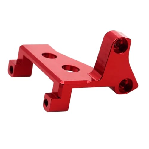 RC Ersatzteile Für Traxxas Für Trx4 Für Trx6 1/10 Metall Center Getriebe Box Diff Lock Servo Halterung RC Crawler Auto Upgrade Teile Zubehör(Red) von GTFRUQAS
