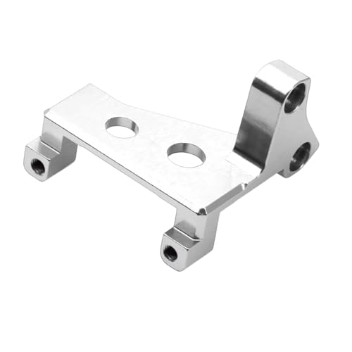 RC Ersatzteile Für Traxxas Für Trx4 Für Trx6 1/10 Metall Center Getriebe Box Diff Lock Servo Halterung RC Crawler Auto Upgrade Teile Zubehör(Silver) von GTFRUQAS