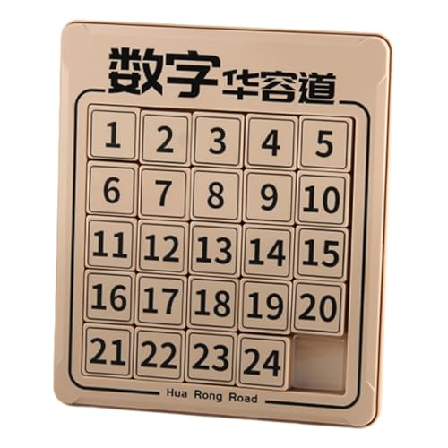 GTFYUDGH 18x20,5cm Huarong Road, Huarong Digital Math, Digitale Huarong Straße, Interaktives Puzzle Mit Zahlen, Math Pädagogisches Puzzle, Logisches Trainingsspielzeug, Eltern Trainingsspielzeug von GTFYUDGH