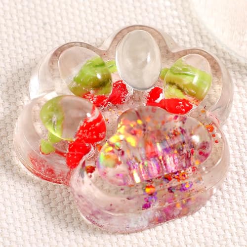 GTFYUDGH 7x6,5cm Spielzeug Katzenpfote, Squishy Riesige Pfote, Anti-Stress Katzenpfote, Quetschspielzeug In Form Einer Katzenpfote, Anti-Stress Katzenpfotenspielzeug, Quetschspielzeug Für Kinder von GTFYUDGH