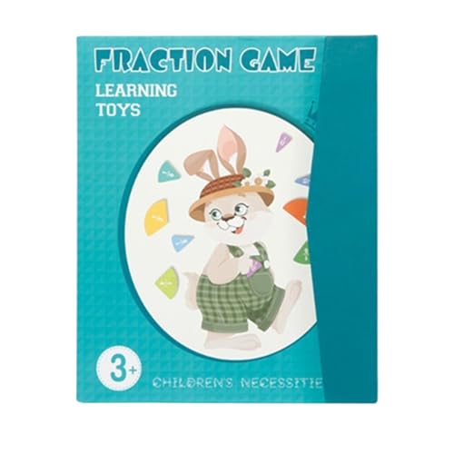 GTFYUDGH Magnetisches Bruchrechnen Demonstrationsbuch - Mathematische Bruchteile Lernmagnete Puzzles | Praktische Bausteine Für Tischgrundschule Unterricht Homeschool Schüler Kinder Jugendliche von GTFYUDGH